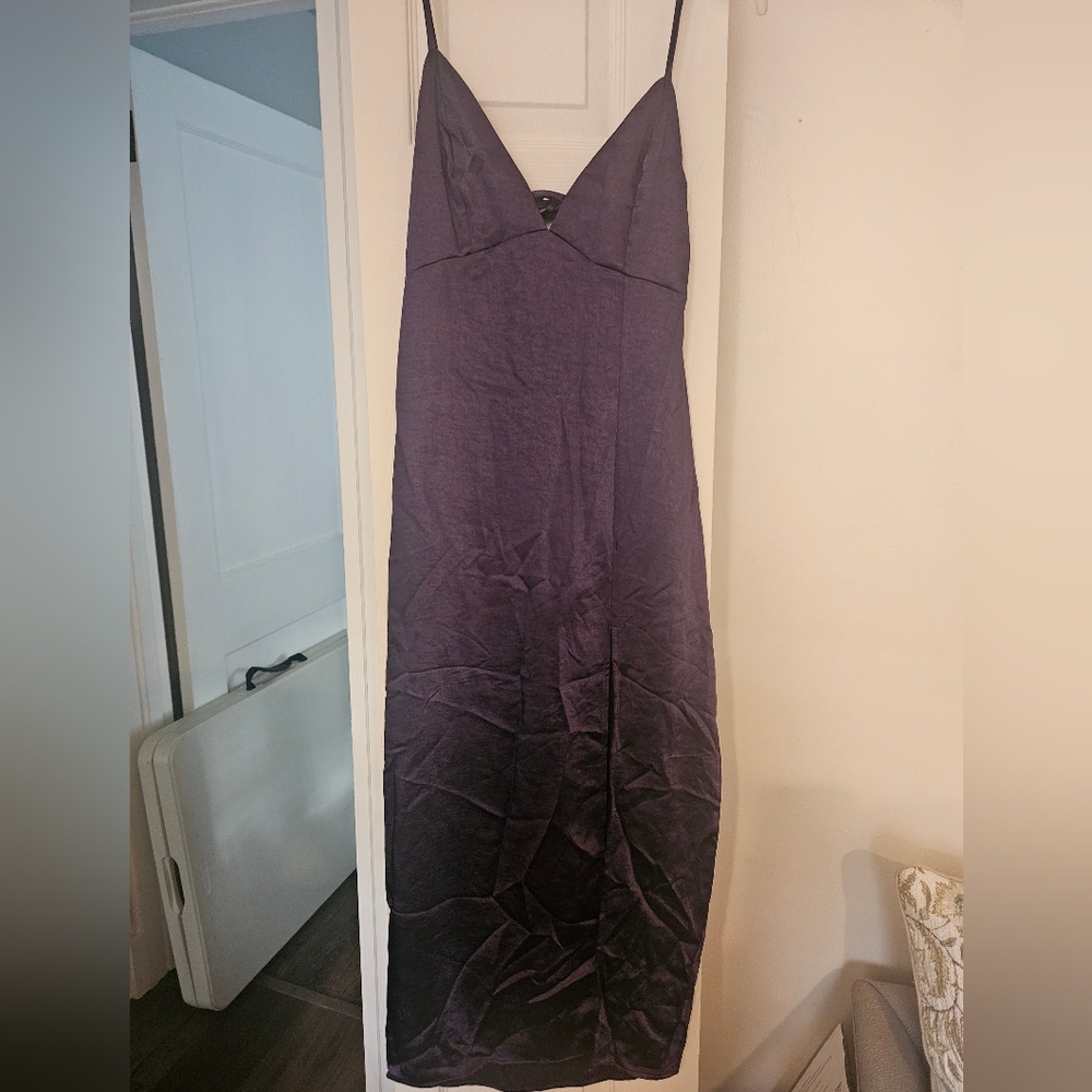 Wild Fable Elegant Purple Slip Dress
